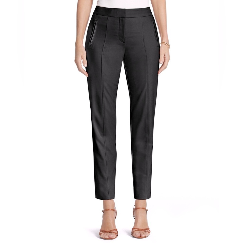 Chico’s SO SLIMMING Size 0 (US 4) Audrey Black Ankle Pants Excellent Condition